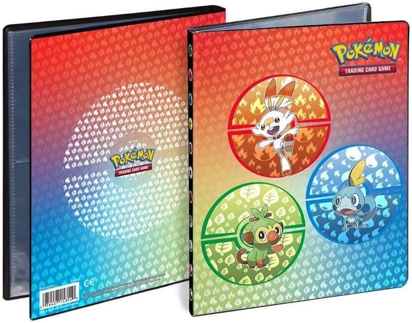 Ultra Pro E-15354 4 Pocket Portfolio-Pokemon Sword & Shield Galar Starters, Multicolor, Medium