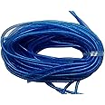 YYCRAFT One Roll 30 Yards Solid Mesh Tube Deco Flex for Wreaths Cyberlox CRIN Crafts 8mm 3/8-Inch (All Royal)