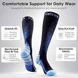 Calves Kelson 2 Pairs Compression Socks 20-30 mmHg Knee High view 2