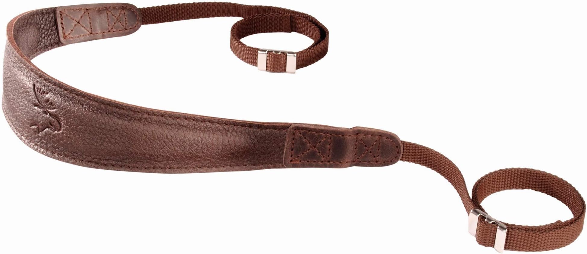 Eddycam 0422 Elk Leather Camera Strap (Brown/mustang brown/Mustang