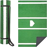 HOYWOUL Baseball Hitting Mat Batting Mat 6x4 FT Baseball Home Plate Matt with Anti-Slide Bottom, Indoor Outdoor Portable Batters Box Turf Mats for Batting Stance Practice