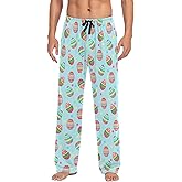 UWSG Corgi Men's Straight-Fit Pajama Pant Jersey Sleep Pjs Bottoms with Pocket Drawstring