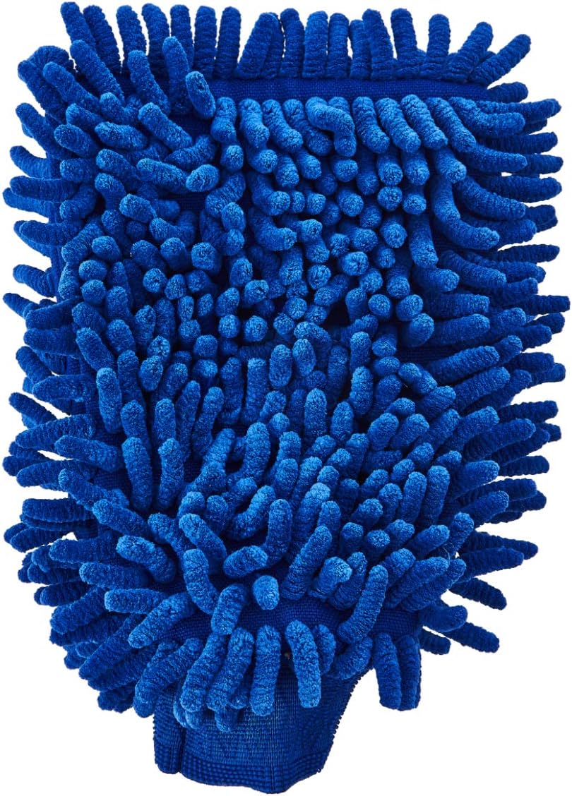 Amtech S6316 Microfibre car wash mitt, Blue