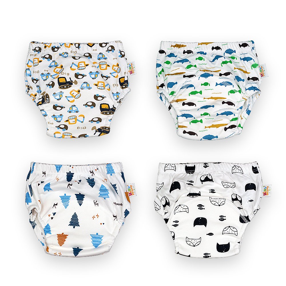 Baby Toddler Toilet Pee Training Pants 4 Packs Nappy