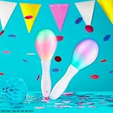 KreativeKraft Light Up Maracas Sensory Toy 2 Pack LED Colourful Flashing view 2