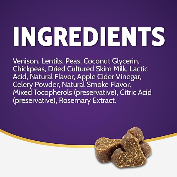 ZIGNATURE VENISON SOFT MOIST TREATS FOR DOGS