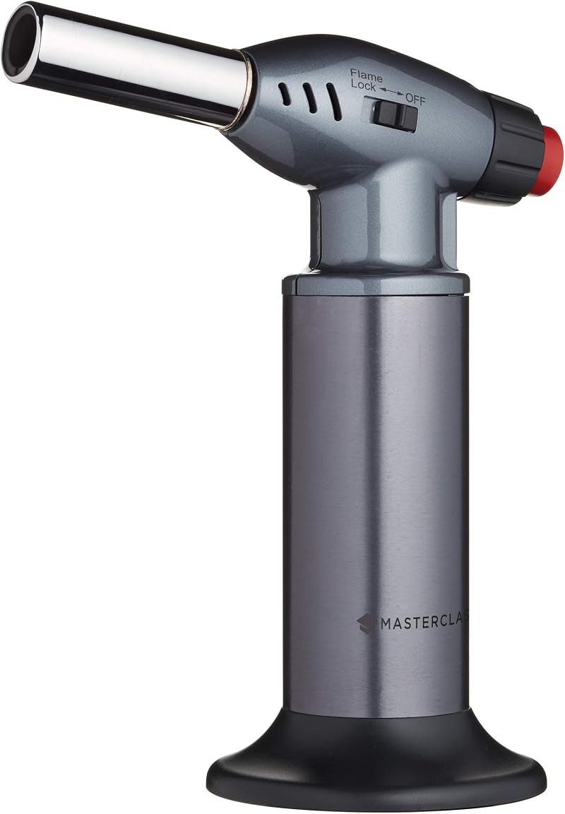 MasterClass Refillable Chef Blow Torch Adjustable Anti-Flare Flame