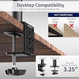 VIVO STAND-V001 Single Monitor Arm Mount 32 inch Regular, 38 inch Ultrawide view 5