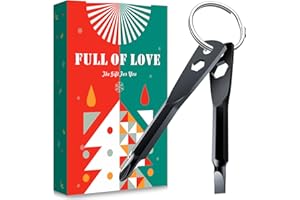 Christmas Gifts Stocking Stuffers for Men, KUSONKEY Keychain Screwdriver Tool Gifts for Men, 4-in-1 Screwdriver Bit with Phillips,Slotted and Hex Wrench Cool Gadgets for Him,Husband,Boyfriend,Dad