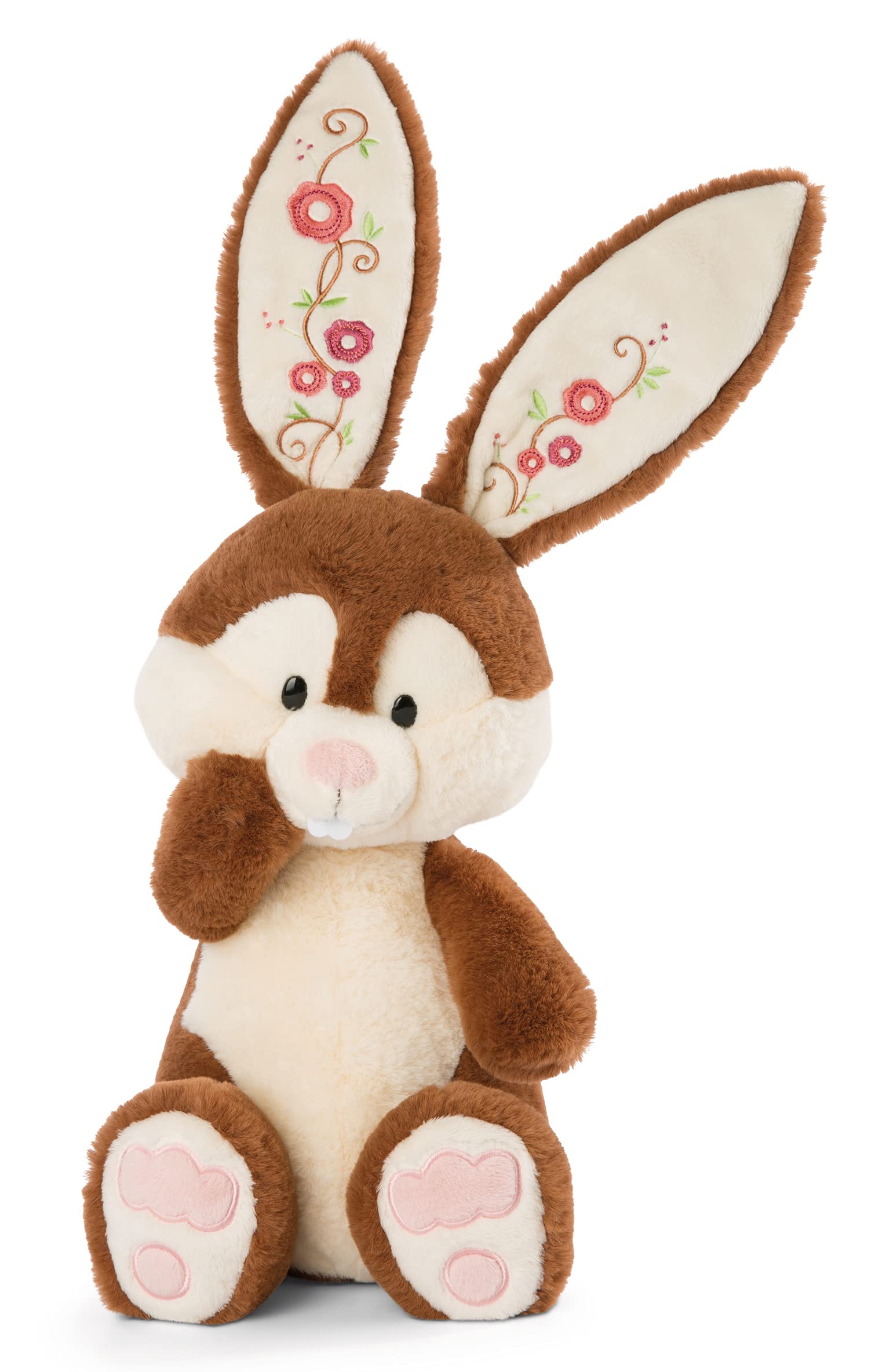 NICI Poline the cuddly toy bunny 35cm – Plush rabbit for girls, boys & babies – Fluffy stuffed animal to cuddle & play – Pet soft toys – Forest Friends Collection