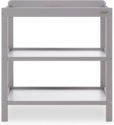 Obaby Open Changing Unit Warm Grey Nursery Furniture