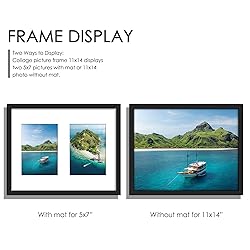 DUENPY 11x14 Picture Frame, 5x7 Collage Picture