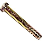 Hard-to-Find Fastener 014973252328 Grade 8 Coarse Hex Cap Screws, 3/8-16 x 3, Piece-25, Yellow