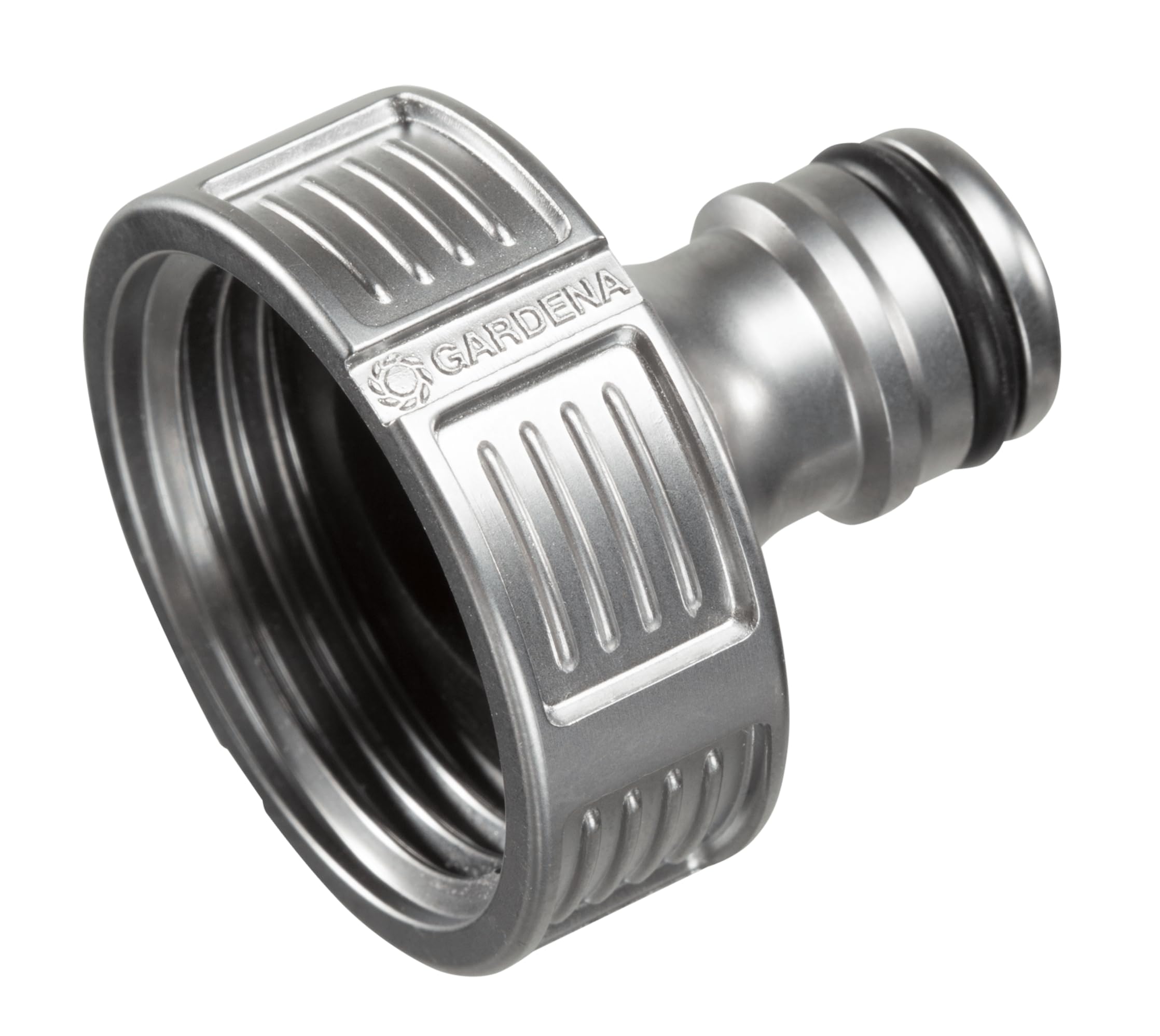 Gardena Premium Tap Connector, 33.3 mm (G 1 inch): Adapter for taps, Frost-Resistant, Packaged (18242-20)