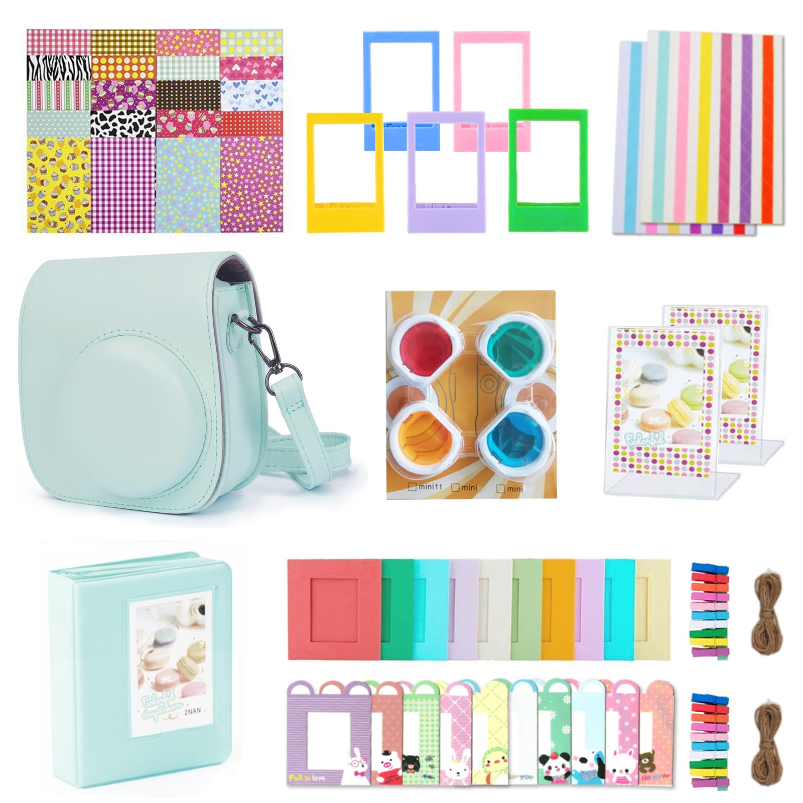 KALDA Instant Camera Accessories for Instax Mini 12 (Mint Green)