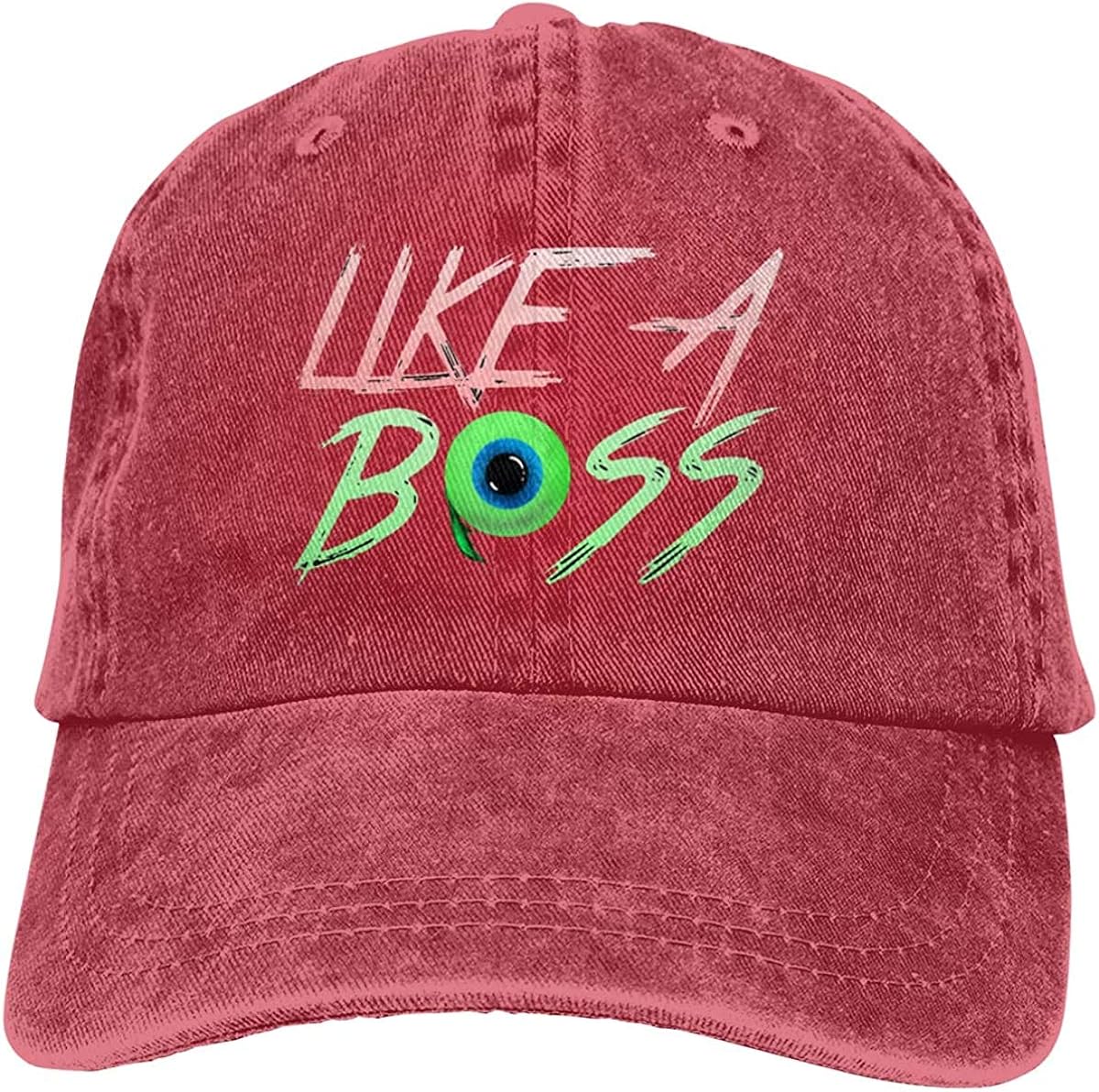 Forhope Unisex Print Like A Boss Jacksepticeye Hat Cowboy Washed