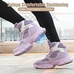 Steel Toe Shoes for Women Men Wide Non Slip