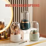 Bingobang Makeup Organiser 360 Rotating with Dustproof Lid Dark Green view 4