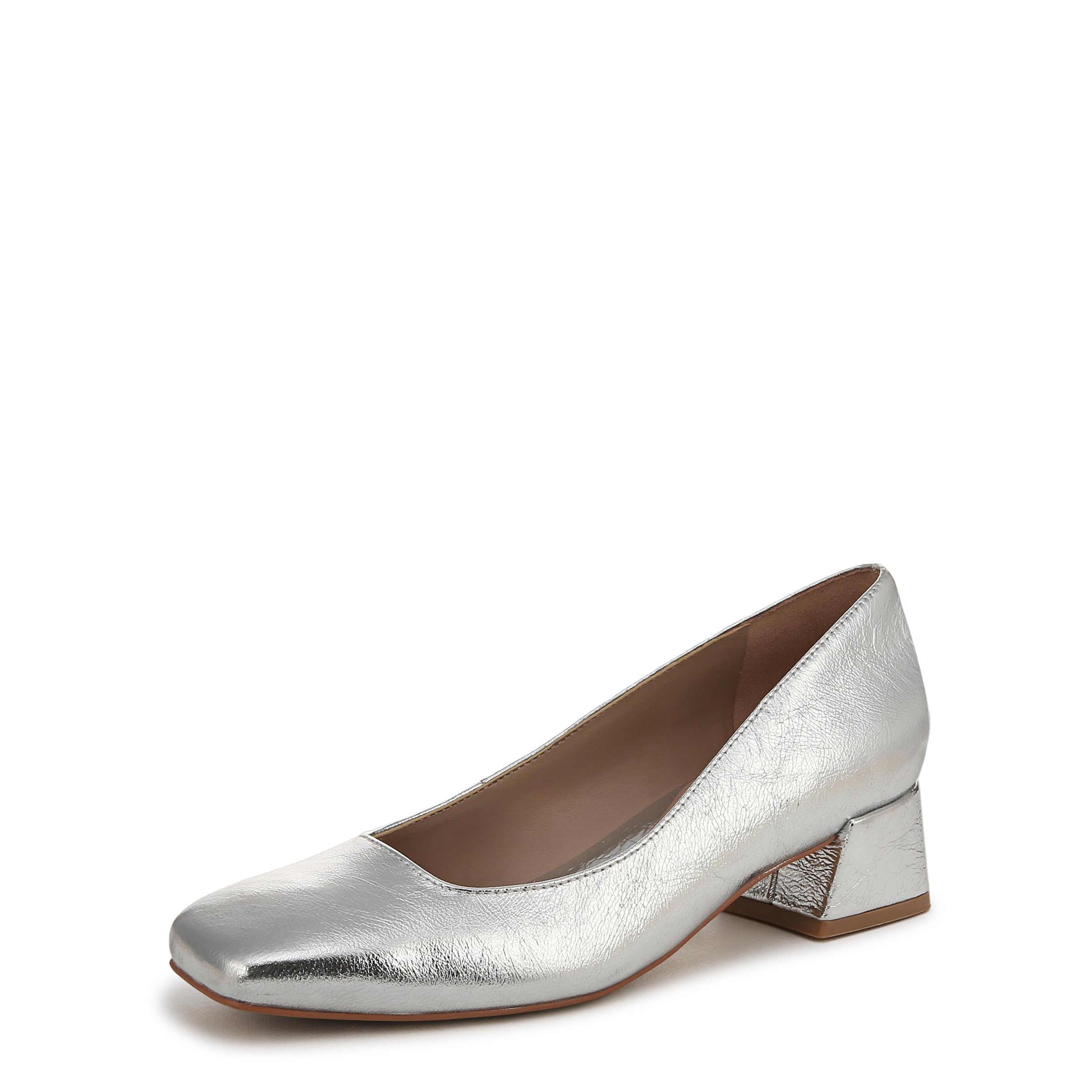 Naturalizer Womens Jayla-Pump Pump Silver Metallic 12 M