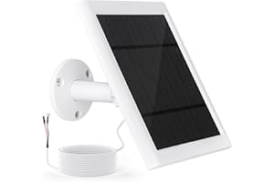 SUDENWLIS Solar Panel for Ring Doorbell,4W Solar Panel Charger Compatible,13ft for Ring Solar Panel Ring doorbell,Video Doorbell 3/3 Plus,Video Doorbell 4,Battery Video Doorbell Plus,Ring Battery Doorbell Pro