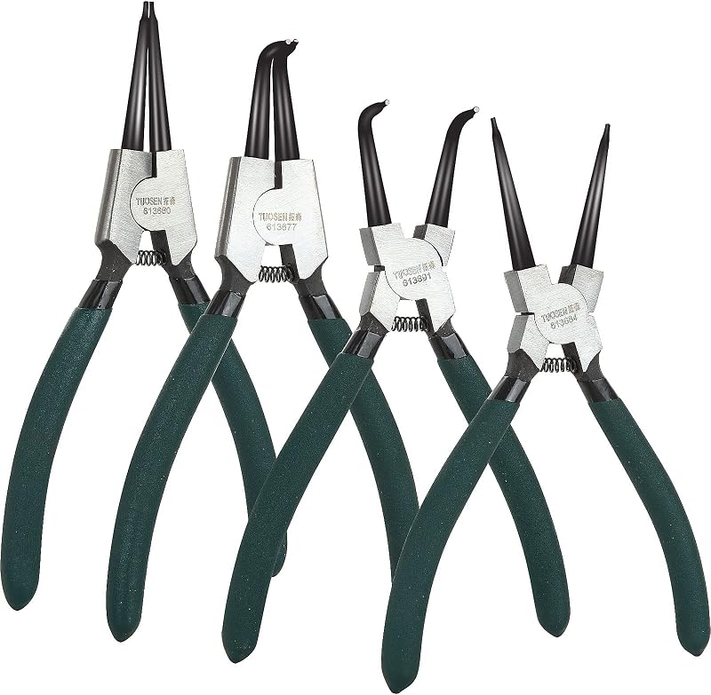 ASelected Circlip Pliers Set of 4 7in Internal External Snap Ring Pliers