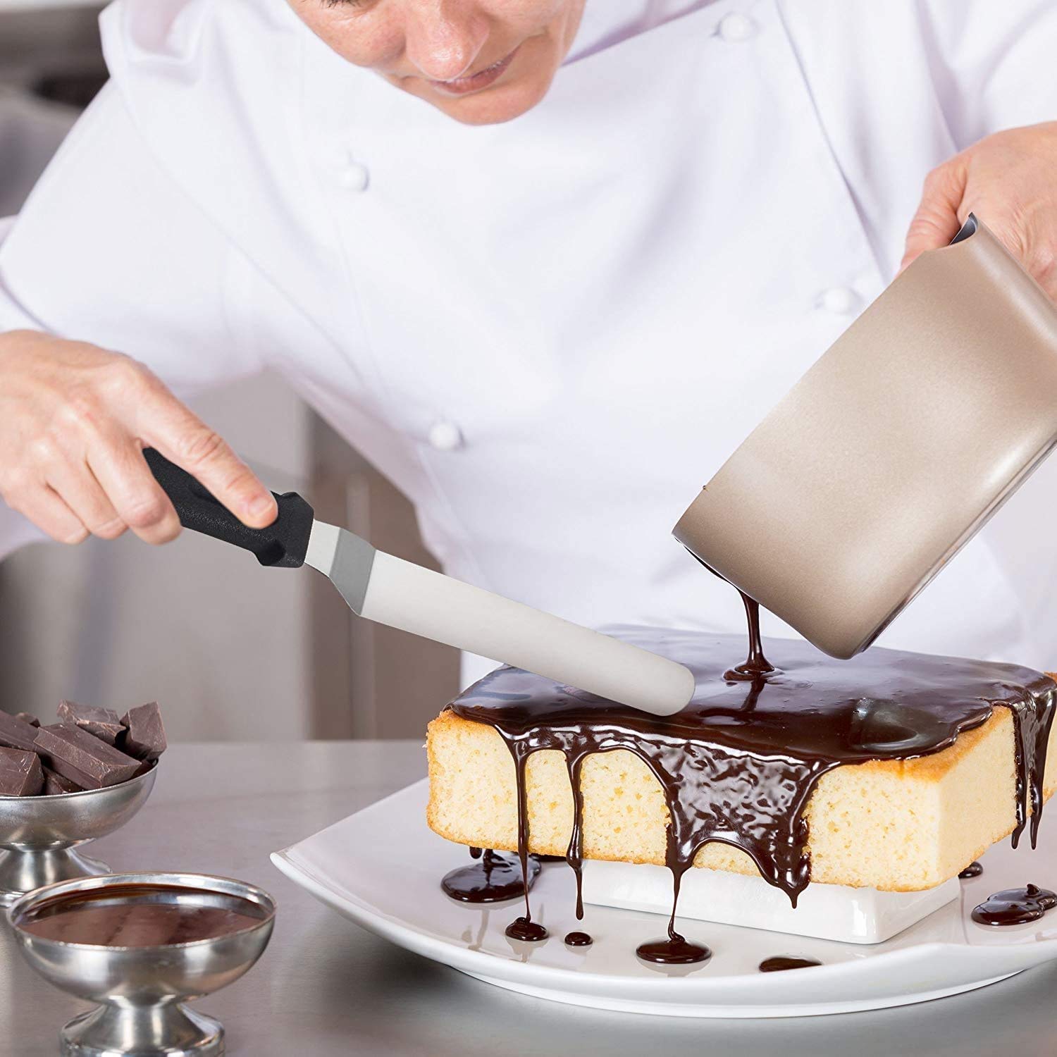 Buy NIDY 1Pcs Angled Icing Spatula Cake Decorating DIY Baking Tools