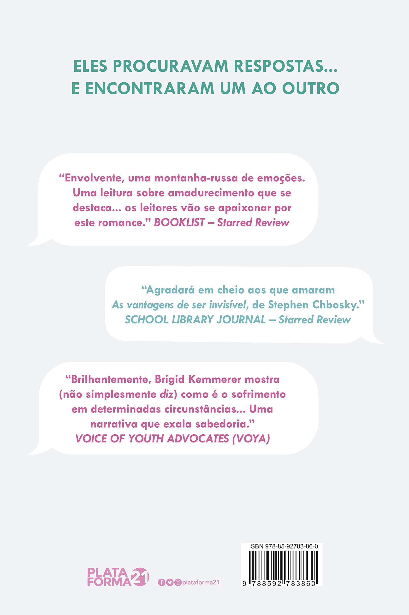 Livro 'Mais do que Palavras Podem Dizer' por Brigid Kemmerer