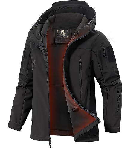 VoLIta Men's Tactical Soft Shell Jacket Lightweight Water