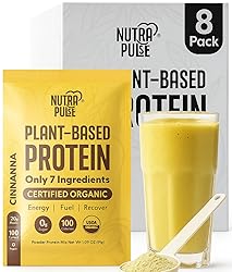 NUTRAPULSE Banana Cinnamon Vegan Protein Powder