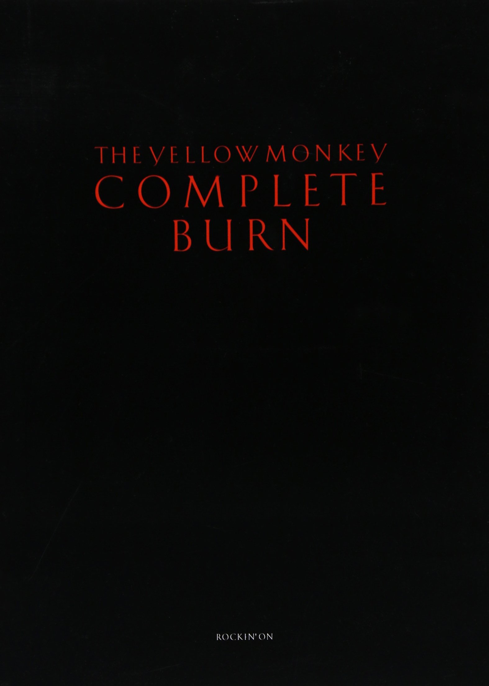 Complete Burn ザ イエロー モンキー 本 通販 Amazon