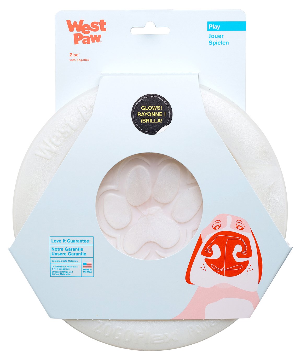 West Paw Design Zisc Glow, Large
