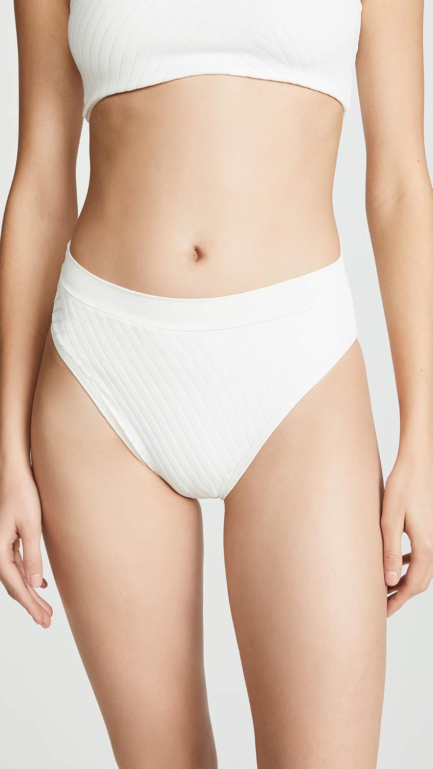 Amazon Com Lspace Women S Frenchi Bikini Bottoms Cream Off