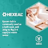 Hexeal Epsom Salt 5kg – Food Grade Magnesium Sulphate for Bathing & Gardening view 8
