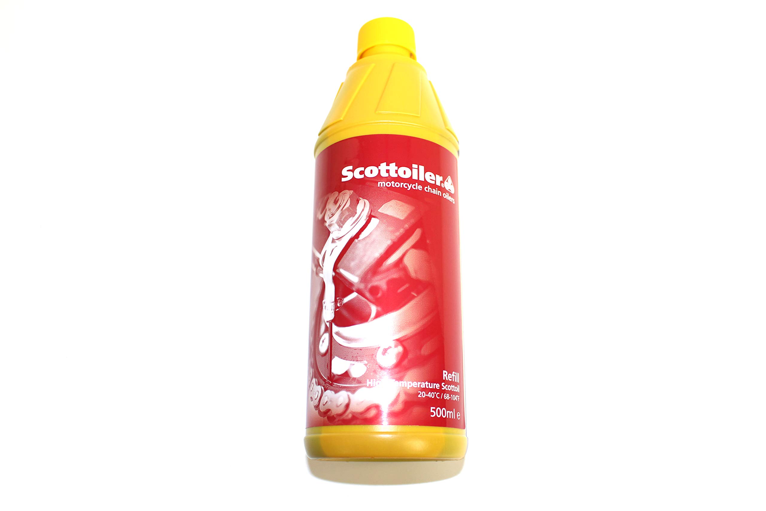 Scottoil - SA-0004 - High Temperature Red Chain Oiler refill oil for Scottoiler Chain Oilers (500ml)…