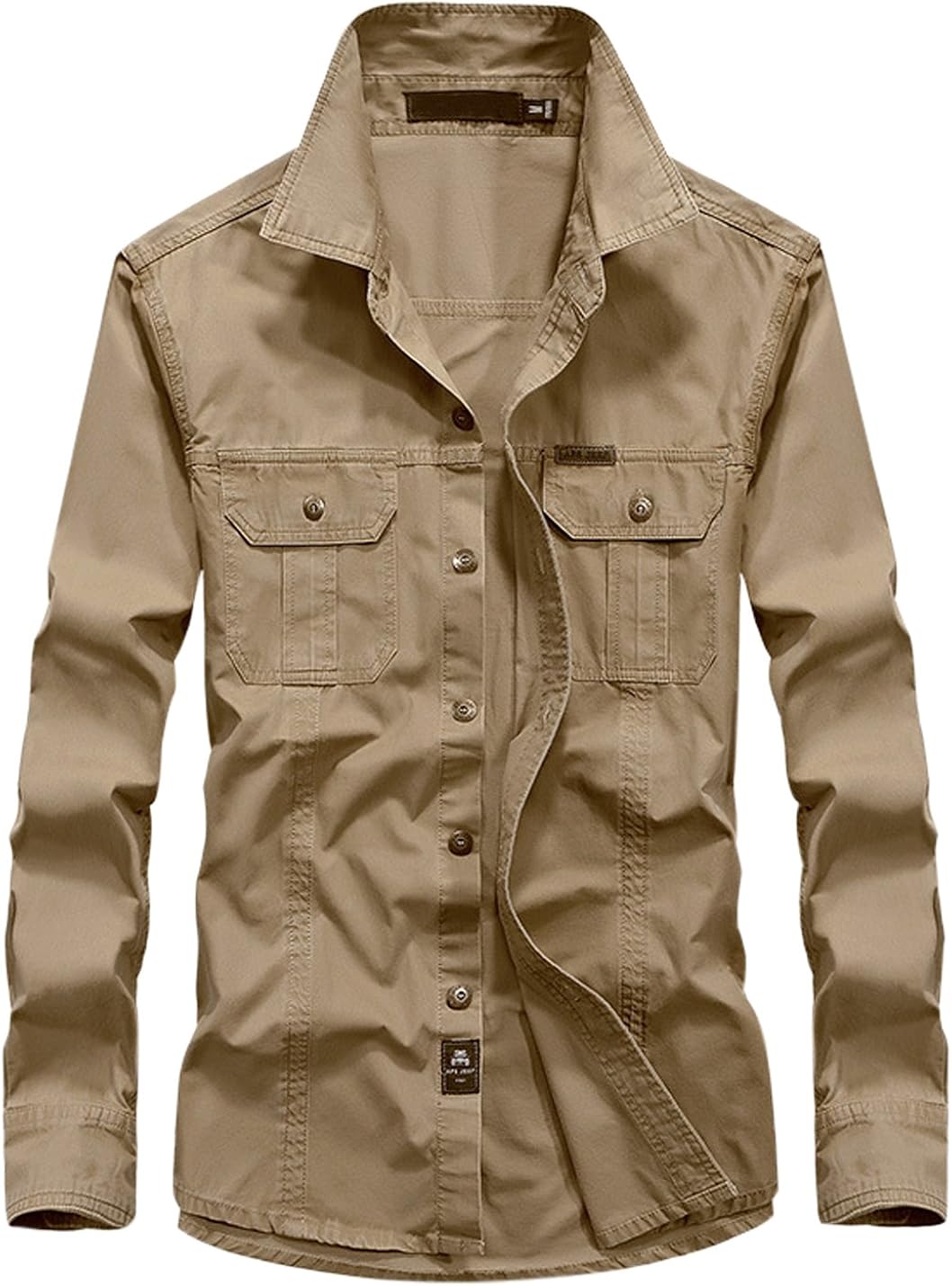 brown cargo shirt