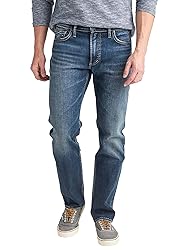 Silver Jeans Co. Men's Allan Slim Fit Straight Leg