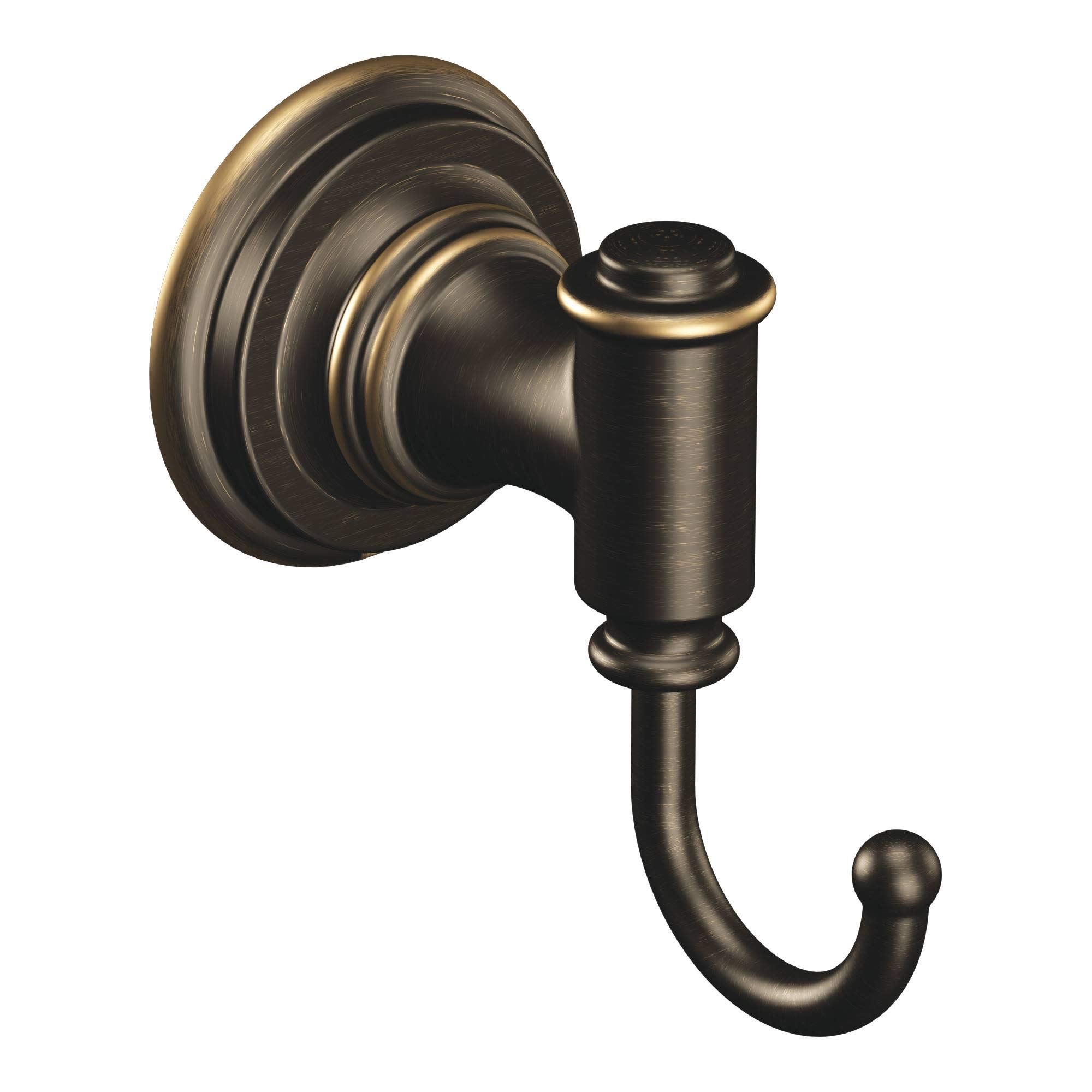 Moen DN9103BRB Ellsworth Robe Hook, Mediterranean Bronze