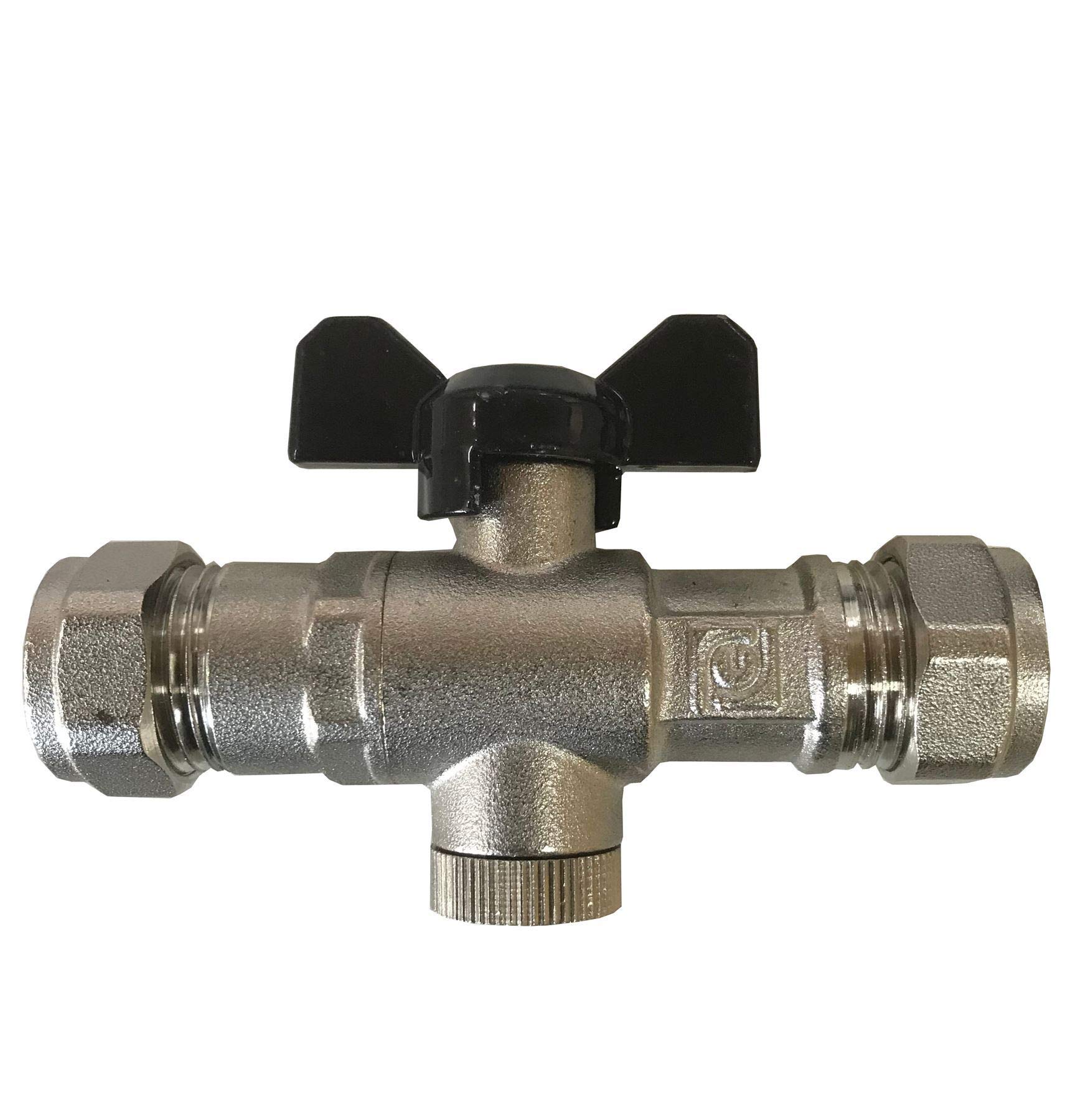 Primaflow VCDS 15mm DZR Double Check Valve with Isolating Valve