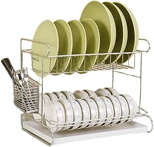 YLL Escurridor Rack Armario de Drenaje Estante for Platos Plato de