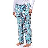 Disney Stitch Pajama Pants Women's Santa Hat Gifts and Snowflakes Lounge Bottoms Sleepwear