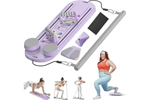 AddWin Pilates Flexbands Pilates Board, Multifunctional Abdominal Ab Trainer Machine, Ab Board, Exercise Board, Abs Workout Equipment
