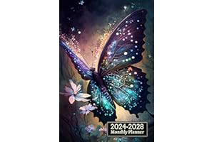 Monthly Pocket Planner 2024-2028: 5 Years Monthly Organizer For Purse from January 2024 to December 2028 With Holidays & Impo