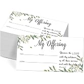 Woanger 500 Tithes and Offering Envelopes for Church Donation, Classic | Church Offering Envelopes,Donation Envelope, Tithing Envelopes, Cash Envelope for Money