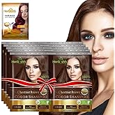 Herbishh Gray Hair Color Shampoo - Natural Argan Mask for Long-Lasting Color in Minutes - Travel Size, 10 Pack + 1 Pack, Ammo
