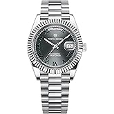 RollsTimi Pagani Design DD40 PD1783 Watches for Men, NH36A Japanese Automatic Movement, Day/Date Calendar, Stainless Steel Bracelet, Sapphire Crystal, Luxury Men's Automatic Watch.