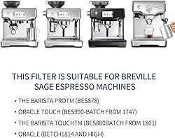 LADYSON 4 Pack Water Filter for Breville Claro