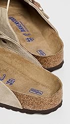 Birkenstock Unisex Boston Soft Footbed, Taupe