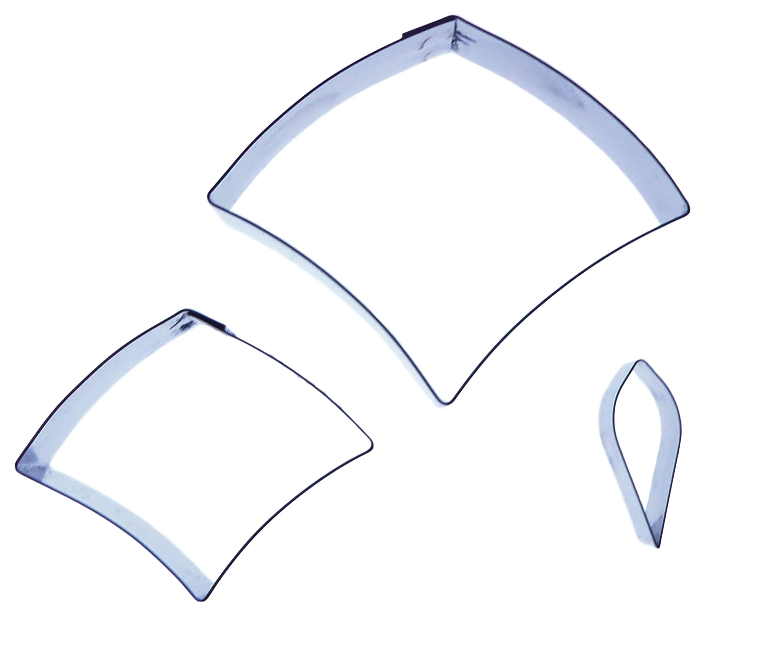 Art Deco #3 Stainless Steel Sugarcraft Cutter by Valley Cutter Company