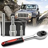 Kujunpao Hard Top Door Removal Torx Set Tool Kit Replace 68361574AB 82214166AB Compatible with 2007-2021 Jeep Wrangler JL JK 2-4 Doors-Red