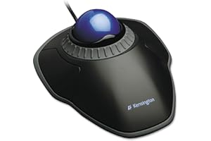 Kensington Orbit Trackball Mouse with Scroll Ring (K72337US),Black,4 1/2X5 1/2X2